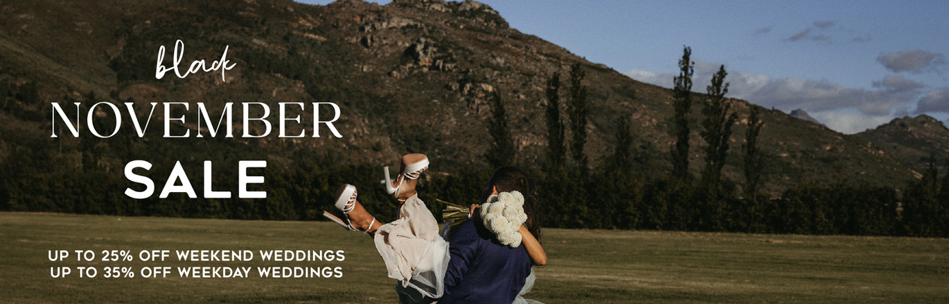 La Paris Estate Black November Wedding Special