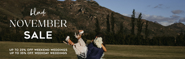 La Paris Estate Black November Wedding Special