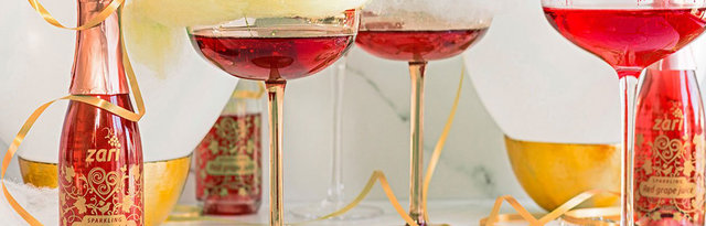 Win 6 mixed cases of Zari Sparkling Grape Juice for your wedding